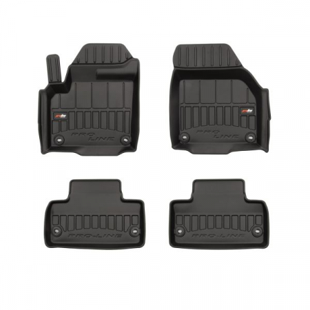 Covorase auto - Set covorase cauciuc 4 piese proLine 3D, fata/spate negru, potrivit LAND ROVER RANGE ROVER EVOQUE 06.11-12.19, Crossover