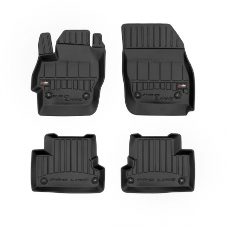 Covorase auto - Set covorase cauciuc 4 piese proLine 3D, fata/spate negru, potrivit MAZDA 3 12.08-09.14, Hatchback / berlina