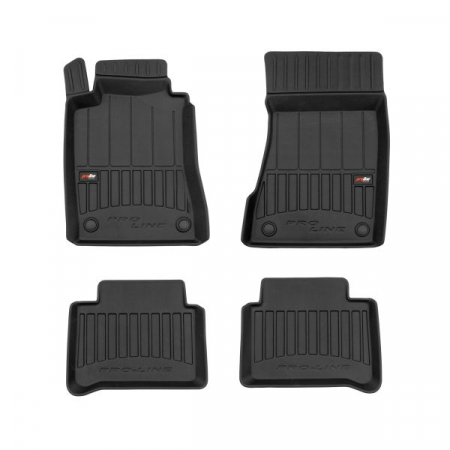 Covorase auto - Set covorase cauciuc 4 piese proLine 3D, fata/spate negru, potrivit MERCEDES CLS (C219), E T-MODEL (S211), E (VF211), E (W211) 03.02-12.10 / break