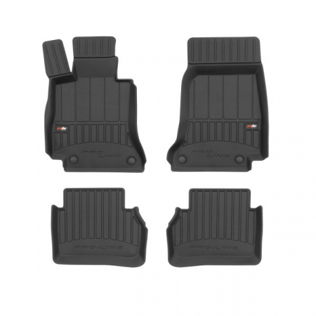 Covorase auto - Set covorase cauciuc 4 piese proLine 3D, fata/spate negru, potrivit MERCEDES E ALL-TERRAIN (S213), E T-MODEL (S213), E (W213) 01.16-