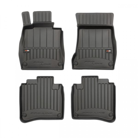 Covorase auto - Set covorase cauciuc 4 piese proLine 3D, fata/spate negru, potrivit MERCEDES S (W222, V222, X222) 05.13-