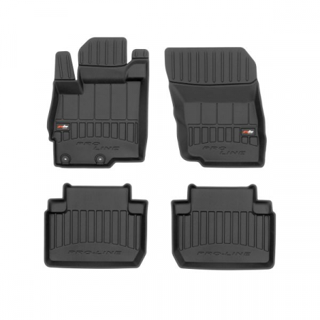 Covorase auto - Set covorase cauciuc 4 piese proLine 3D, fata/spate negru, potrivit MITSUBISHI ECLIPSE 10.17-, Crossover
