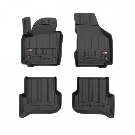 Accesorii auto - Set covorase cauciuc 4 piese proLine 3D, fata/spate negru, potrivit SEAT ALTEA 03.04-, Minivan