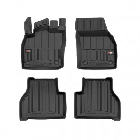 Set covorase cauciuc 4 piese proLine 3D, fata/spate negru, potrivit VW CADDY ALLTRACK, CADDY ALLTRACK/MINIVAN, CADDY IV, CADDY IV/MINIVAN, CADDY V 05.15-, Minivan [0]