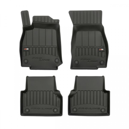 Set covorase cauciuc 4 piese proLine 3D, negru, potrivit AUDI A7 10.17- [0]