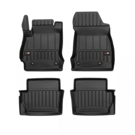 Accesorii auto - Set covorase cauciuc 4 piese proLine 3D, negru, potrivit MAZDA 2 07.07-06.15, Hatchback