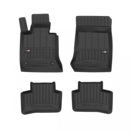 Accesorii auto - Set covorase cauciuc 4 piese proLine 3D, negru, potrivit MERCEDES GLK (X204) 06.08-12.15, SUV