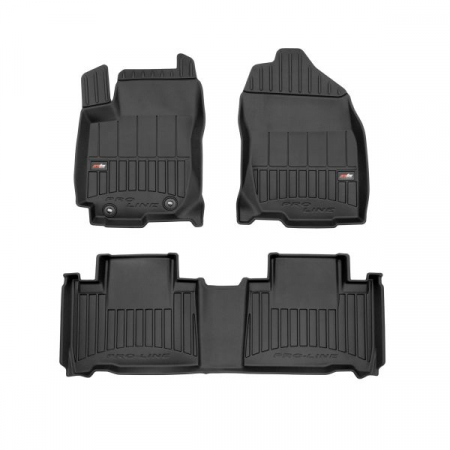 Accesorii auto - Set covorase cauciuc 4 piese proLine 3D, negru, potrivit TOYOTA RAV 4 V 12.18-