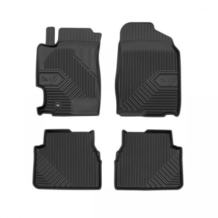 Covorase auto - Set covorase cauciuc model No. 77 negru, potrivit MAZDA 6 01.02-07.13