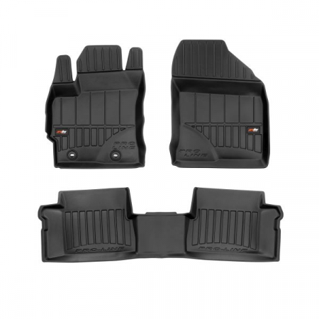 Covorase auto - Set covorase cauciuc proLine 3D, negru, potrivit TOYOTA AURIS 10.12-12.18