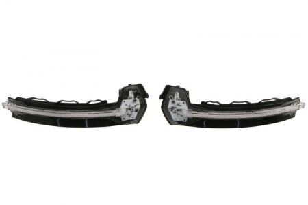 Semnalizator - Set de lampi indicatoare Dreapta/Stanga (galben, LED, dinamic; set; Versiunea WHITE) potrivit AUDI A3 1.0-2.5 06.08- 08.12-05.20