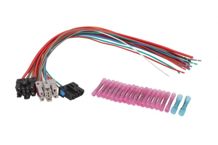 Electrica - Set de reparat cabluri usa  (400mm, numar pini: 4/10, 0,5-2,5mm², 18 cabluri; cuplaj rapid termocontractabil cu adeziv, stanga) potrivit VW PASSAT B5, PASSAT B5.5 1.6-4.0 08.96-05.05