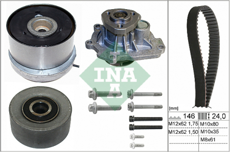 Distributie - Set distributie cu pompa apa ALFA ROMEO 159; CHEVROLET AVEO, AVEO / KALOS, CRUZE, ORLANDO, TRAX; FIAT CROMA, STILO; OPEL ASTRA G, ASTRA G CLASSIC CARAVAN, ASTRA H 1.4-1.8LPG dupa 1998