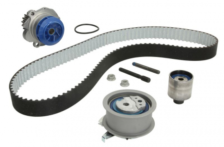Distributie - Set distributie cu pompa apa AUDI A3, A4, A6; FORD GALAXY; SEAT ALHAMBRA, ALTEA, ALTEA XL, IBIZA III, LEON, TOLEDO II, TOLEDO III; SKODA OCTAVIA I, OCTAVIA II, SUPERB I 1.9D/2.0D 