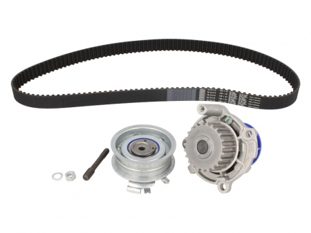 Distributie - Set distributie cu pompa apa AUDI A3, A4; SEAT ALTEA, ALTEA XL, CORDOBA, CORDOBA VARIO, EXEO, EXEO ST, IBIZA II, LEON, TOLEDO II, TOLEDO III; SKODA OCTAVIA I 1.6/1.6ALK/1.6LPG 