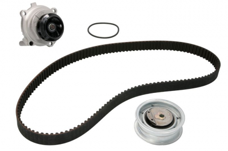 Distributie - Set distributie cu pompa apa AUDI A3, A4; SEAT ALTEA, ALTEA XL, EXEO, EXEO ST, LEON, TOLEDO II, TOLEDO III; SKODA OCTAVIA I, OCTAVIA II; VW BORA, CADDY III, GOLF IV 1.6-2.0LPG 