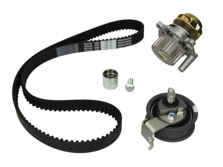 Distributie - Set distributie cu pompa apa AUDI A3, TT; SEAT ALHAMBRA, LEON, TOLEDO II; SKODA OCTAVIA I; VW BORA, GOLF IV, NEW BEETLE, SHARAN 1.8 intre 1996-2010