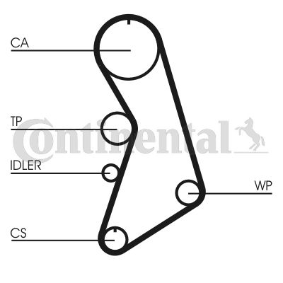 Distributie - Set distributie cu pompa apa potrivit AUDI A4, A6; SEAT EXEO, EXEO ST; SKODA SUPERB I; VW PASSAT 1.8 1995-2010