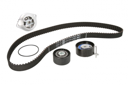 Distributie - Set distributie cu pompa apa CITROEN BERLINGO, C2, C3 I, C3 III, C3 PLURIEL, C4, C4 I, C-ELYSEE, XSARA, XSARA PICASSO; PEUGEOT 1007, 206, 206 CC, 206 SW, 207, 301 1.6/1.6ALK/1.6LPG dupa 2000