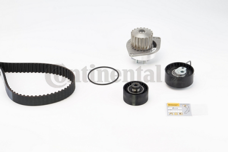 Distributie - Set distributie cu pompa apa CITROEN BERLINGO, C2, C3 I, C3 III, C3 PLURIEL, C4, C4 I, C-ELYSEE, XSARA, XSARA PICASSO; PEUGEOT 1007, 206, 206 CC, 206 SW, 207, 301 1.6/1.6ALK/1.6LPG dupa 2000