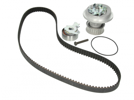 Distributie - Set distributie cu pompa apa OPEL ASTRA F, CALIBRA A, FRONTERA A SPORT, OMEGA A, OMEGA B, VECTRA A, VECTRA B 1.6/1.8/2.0 intre 1986-2003