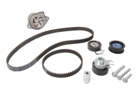Distributie - Set distributie cu pompa apa SEAT ALTEA, ALTEA XL, IBIZA III, IBIZA IV, IBIZA IV ST; SKODA FABIA I, FABIA I PRAKTIK, FABIA II, OCTAVIA I, OCTAVIA II, ROOMSTER 1.4/1.4LPG dupa 1999