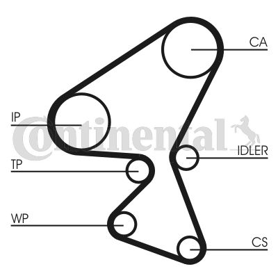 Piese Auto - Set distributie cu pompa apa VOLVO C30, S40 II, S80 II, V50, V70 III; CITROEN BERLINGO, C2, C3 I, C3 II, C3 PICASSO, C4, C4 GRAND PICASSO I, C4 I, C4 PICASSO I, C5, C5 II 1.6D dupa 2003