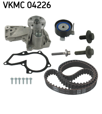 Distributie - Set distributie cu pompa apa VOLVO C30, S40 II, V50; FORD B-MAX, C-MAX, C-MAX II, FIESTA V, FIESTA VI, FOCUS C-MAX, FOCUS II, FOCUS III, FUSION, GRAND C-MAX, MONDEO IV 1.25-1.6LPG dupa 2001