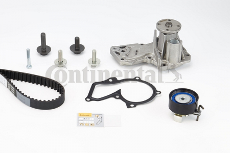 Distributie - Set distributie cu pompa apa VOLVO C30, S40 II, V50; FORD B-MAX, C-MAX, FIESTA V, FIESTA VI, FOCUS C-MAX, FOCUS II, FUSION, MONDEO IV; MAZDA 2 1.25-1.6LPG dupa 2001