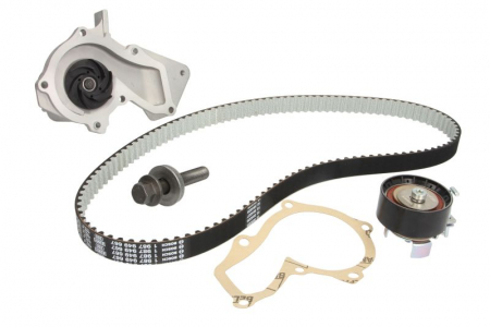 Distributie - Set distributie cu pompa apa potrivit VOLVO S60 II, S80 II, V40, V60 I, V70 III; FORD C-MAX II, FIESTA VI, FOCUS III, GALAXY, GRAND C-MAX, KUGA II, MONDEO IV, MONDEO V, S-MAX 1.5/1.6/1.6ALK dupa 2010