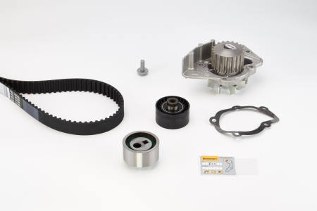 Set distributie cu rulou potrivit CITROEN BERLINGO, BERLINGO/MINIVAN, C15, C15/MINIVAN, JUMPY I, XSARA, XSARA/HATCHBACK, XSARA/KOMBI 1.9D/2.0D 1996-2015 (curea + intinzator + pompa apa) [1]