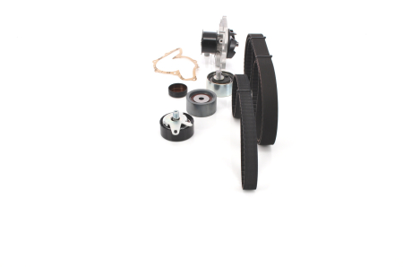 Set distributie cu rulouri set 3 buc potrivit AUDI A4 B5, A4 B6, A4 B7, A6 C5, A8 D2, ALLROAD C5; SKODA SUPERB I; VW PASSAT B5 2.5D 1997-2008 (curea + intinzator + pompa apa) [2]