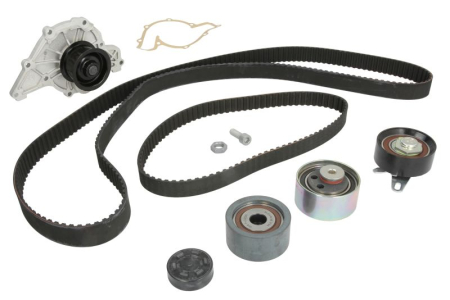Distributie - Set distributie cu rulouri set 3 buc potrivit AUDI A4 B5, A4 B6, A4 B7, A6 C5, A8 D2, ALLROAD C5; SKODA SUPERB I; VW PASSAT B5 2.5D 1997-2008 (curea + intinzator + pompa apa)