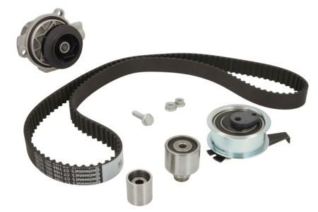 Distributie - Set distributie distribuitor potrivit MAN TGE; AUDI A1, A3, A4 ALLROAD B8, A4 ALLROAD B9, A4 B8, A4 B9, A5, A6 C7, A6 C8, Q2, Q3, Q5, TT 1.6D/2.0D dupa 2007 (curea + intinzator + pompa apa)