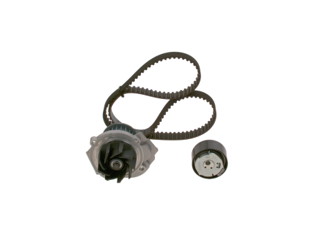 Set distributie potrivit ABARTH 124 SPIDER, 500 / 595 / 695, 500C / 595C / 695C, GRANDE PUNTO, PUNTO, PUNTO EVO; ALFA ROMEO GIULIETTA 1.1-3.0D dupa 1997 (curea + intinzator + pompa apa) [1]
