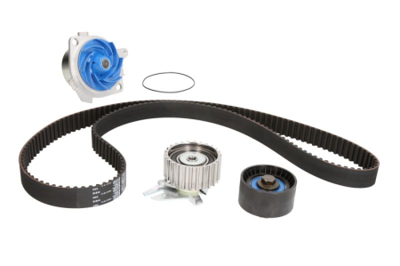Distributie - Set distributie potrivit ALFA ROMEO 145, 146, 147, 155, 156, 166, GTV, SPIDER; FIAT BARCHETTA, COUPE; LANCIA DEDRA, DELTA II 1.7/1.8/2.0 1995-2010 (curea + intinzator + pompa apa)