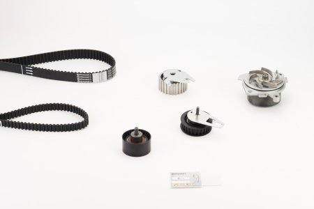 Set distributie potrivit ALFA ROMEO 145, 146, 147, 155, 156, 166, GTV, SPIDER; FIAT COUPE; LANCIA DEDRA, DELTA II 1.8/2.0 1995-2010 (curea + intinzator + pompa apa) [1]