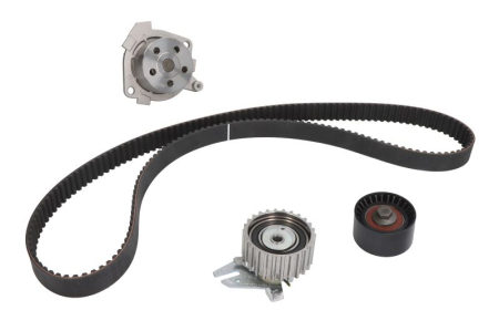 Distributie - Set distributie potrivit ALFA ROMEO 145, 146, 147, 155, 156, GT; FIAT BARCHETTA, PUNTO, STILO 1.6/1.8/2.0 1992-2012 (curea + intinzator + pompa apa)