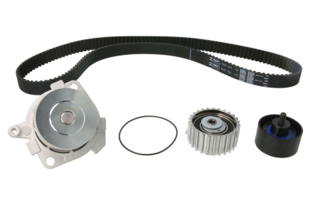 Distributie - Set distributie potrivit ALFA ROMEO 145, 146, 147, 156 1.4-1.8 1996-2010 (curea + intinzator + pompa apa)