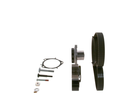 Set distributie potrivit ALFA ROMEO 147, 156, 159, 166, BRERA, GIULIETTA, GIULIETTA/HATCHBACK, GT, SPIDER; FIAT 500X, BRAVO II 1.9D/2.0D/2.4D dupa 2000 (curea + intinzator + pompa apa) [2]