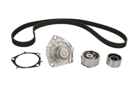 Distributie - Set distributie potrivit ALFA ROMEO 147, 156, 159, 166, BRERA, GT, SPIDER; FIAT BRAVO II, CROMA, CROMA/KOMBI, DOBLO, DUCATO 1.9D/2.0D/2.4D dupa 2001 (curea + intinzator + pompa apa)