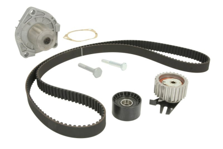 Distributie - Set distributie potrivit ALFA ROMEO 147, 156, GT; FIAT DUCATO, FREEMONT, STILO; LANCIA THESIS; OPEL ASTRA J, INSIGNIA A 1.9D/2.0D/2.4D dupa 2002 (curea + intinzator + pompa apa)