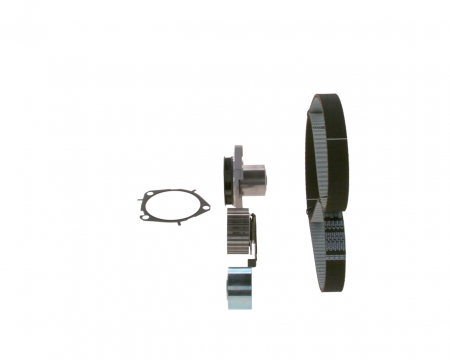 Set distributie potrivit ALFA ROMEO 147, 159, 166, BRERA, SPIDER; FIAT CROMA, DUCATO, FREEMONT; JEEP RENEGADE; LANCIA THESIS 1.9D/2.0D/2.4D dupa 2004 (curea + intinzator + Pompa apa) [1]