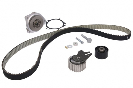 Set distributie potrivit ALFA ROMEO 147, 159, GIULIETTA, GT, MITO; FIAT 500L, 500X, BRAVO II, CROMA, DOBLO, DOBLO CARGO, DUCATO 1.6D/1.9D/2.0D dupa 2003 (curea + intinzator + Pompa apa) [1]