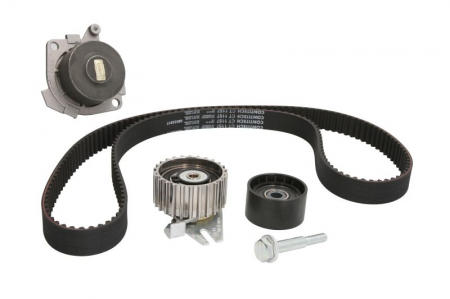 Set distributie (curea + intinzator + Pompa apa) potrivit ALFA ROMEO 159, 4C, 4C SPIDER, BRERA, GIULIETTA, SPIDER; LANCIA DELTA III 1.8 01.09-12.20 [1]