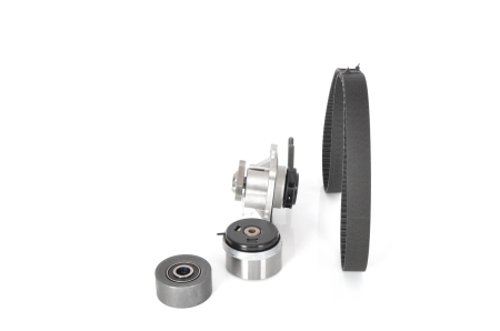 Set distributie potrivit ALFA ROMEO 159; CHEVROLET AVEO, AVEO / KALOS, CRUZE, ORLANDO, TRAX; FIAT CROMA, STILO 1.4-1.8LPG dupa 2005 (curea + intinzator + pompa apa) [2]