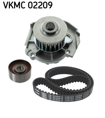 Set distributie potrivit ALFA ROMEO GIULIETTA/HATCHBACK; AUDI A6 C7; FIAT 500, 500L, FIORINO, FIORINO/MINIVAN, GRANDE PUNTO, LINEA, PANDA 1.1-3.0D dupa 2003 (curea + intinzator + pompa apa) [1]