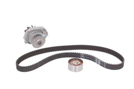 Distributie - Set distributie potrivit ALFA ROMEO GIULIETTA/HATCHBACK, MITO; AUDI A6 C7; FIAT 500, 500 C, 500L, DOBLO, DOBLO/MINIVAN, FIORINO 1.0H-3.0D dupa 1993 (curea + intinzator + pompa apa)