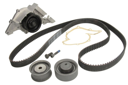 Distributie - Set distributie potrivit AUDI 80 B4, A4 B5, A6 C4, A8 D2, CABRIOLET B3, COUPE B3 2.4/2.6/2.8 1991-2001 (curea + intinzator + pompa apa)