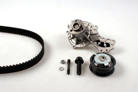 Set distributie potrivit AUDI 80 B4; SEAT CORDOBA, IBIZA II, INCA, TOLEDO I; VW CADDY II, CADDY II/MINIVAN, GOLF III, PASSAT B3/B4 1.9D 1990-2004 (curea + intinzator + pompa apa) [1]